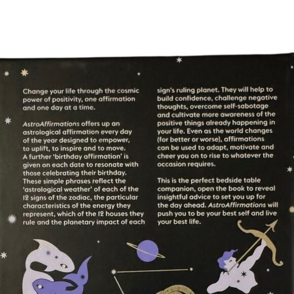 Astro Affirmations Empowering the Zodiac for Positive Change Book - Picture 2 of 3